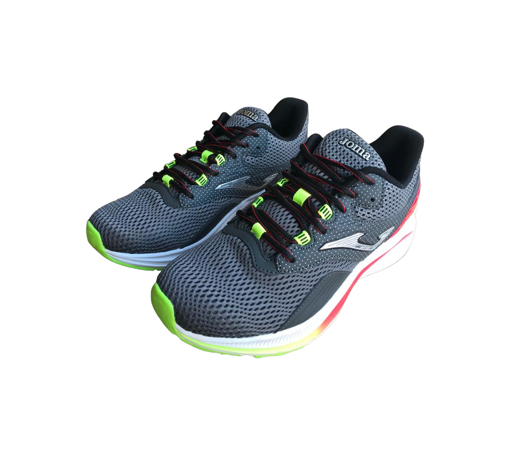 Joma Active 2330 8445757903266 Grey Red Scarpa Walking Fitness Uomo Camminate Lunghe