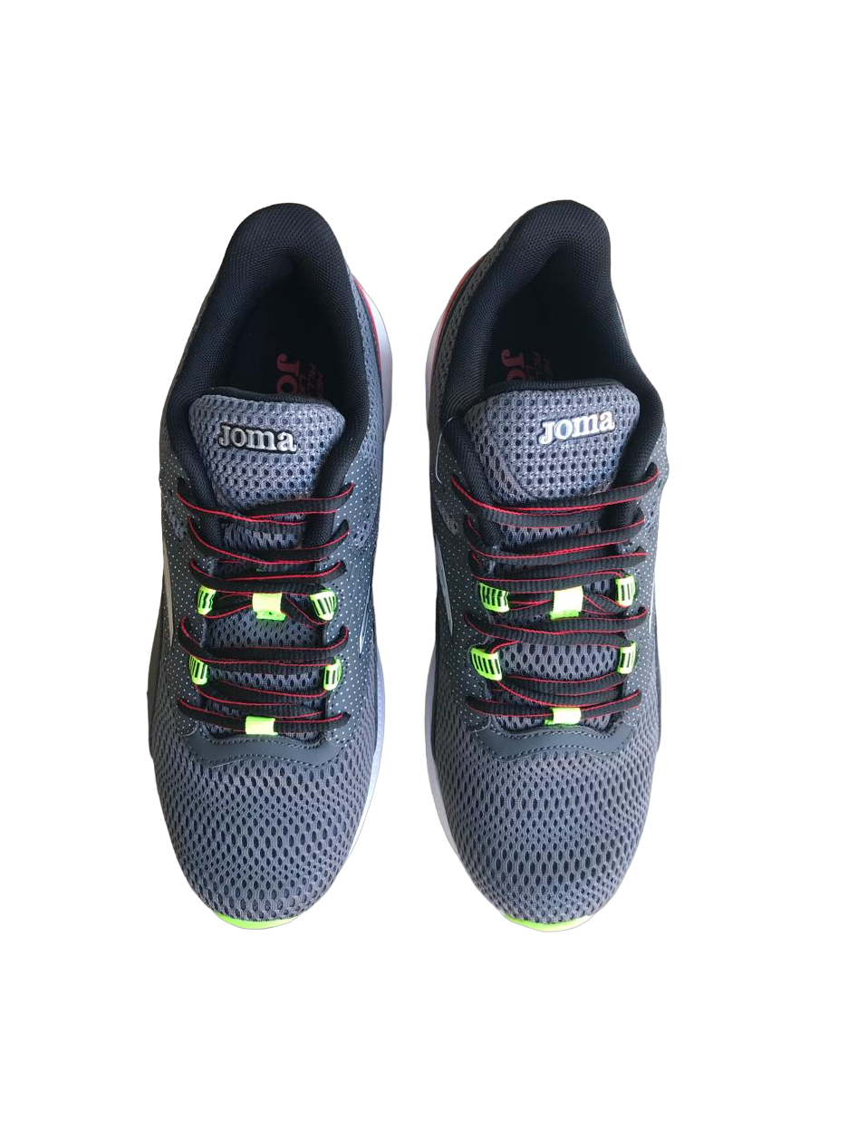 Joma Active 2330 8445757903266 Grey Red Scarpa Walking Fitness Uomo Camminate Lunghe