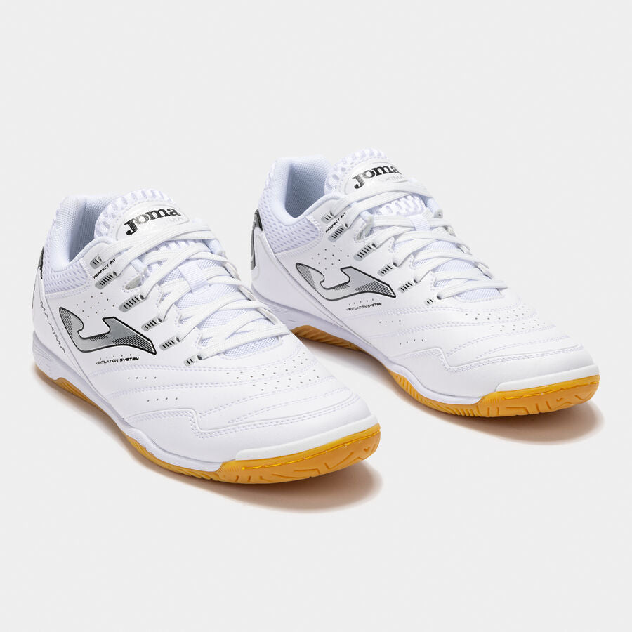 Joma Maxima 2502 Scarpe Calcetto Indoor Uomo Bianco - MAXS2502IN