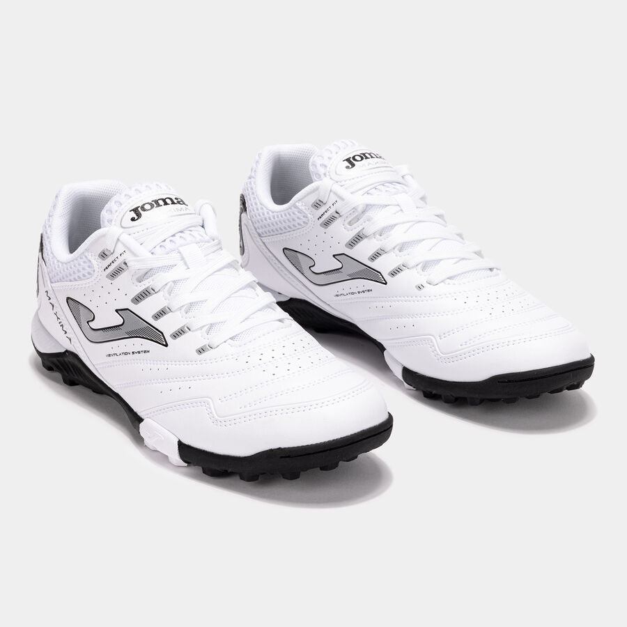 Joma Maxima 2502 TF Scarpe Calcetto Erba Sintetica Uomo Bianco - MAXS2502TF