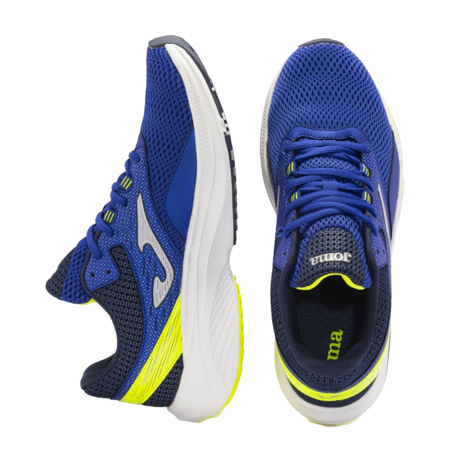 Joma Active 2405 Blu Giallo Limone - Scarpa Running Uomo Principianti Entry Level