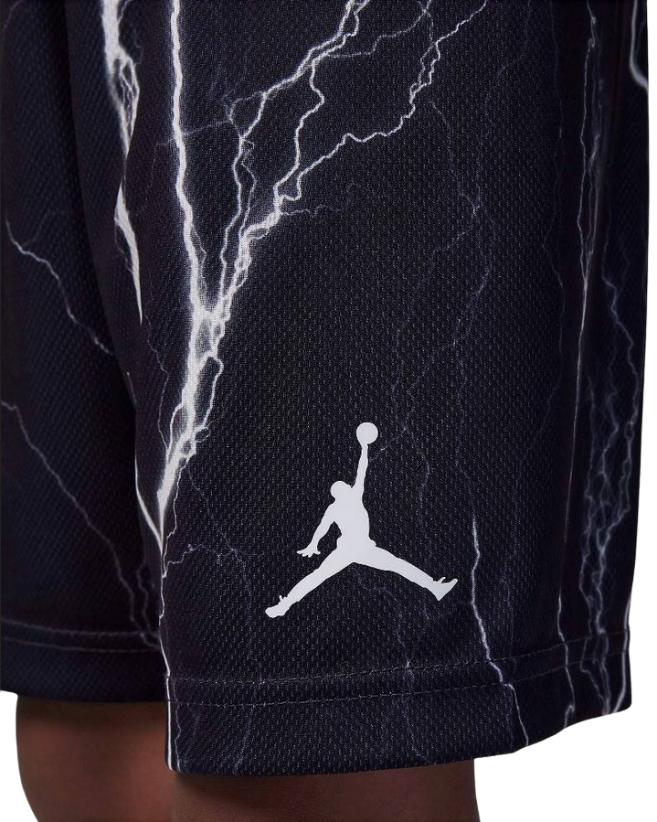Jordan completo da ragazzo maglietta manica corta e pantaloncino MJ Sport Mesh 85C996-023 nero