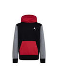 Jordan felpa con cappuccio da ragazzi 95D392-KR5 rosso-nero