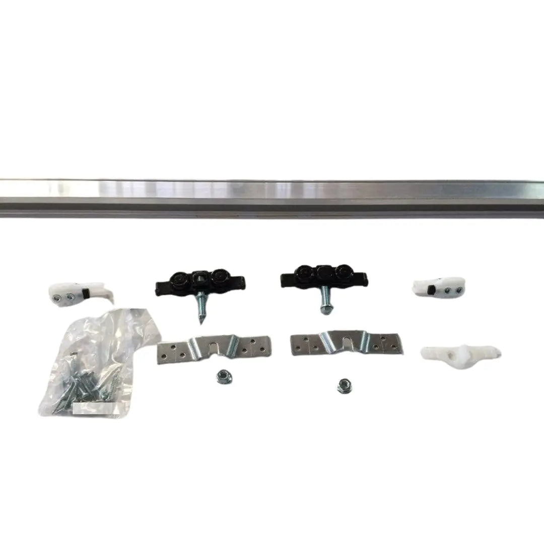 KIT PER PORTA SCORREVOLE PORTATA FINO A 80 KG COMPLETO DI BINARIO