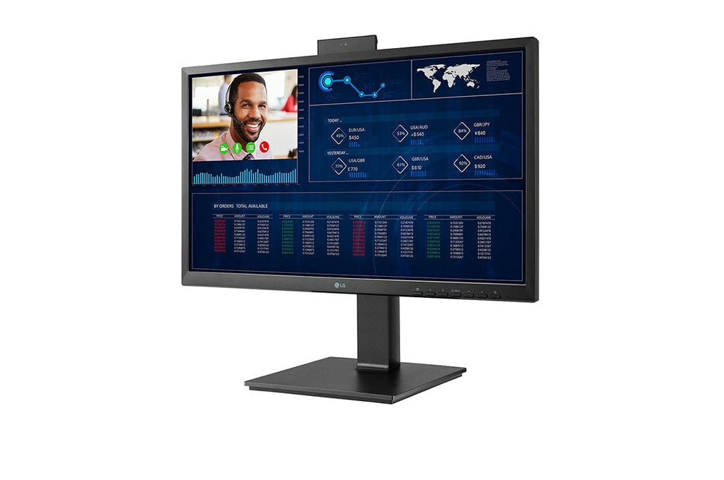 LG 24CQ651I-6P, 60,5 cm (23.8"), Full HD, Intel Pentium, 8 GB, 16 GB, IGEL OS - Nero [24CQ651I-6P.AEU]