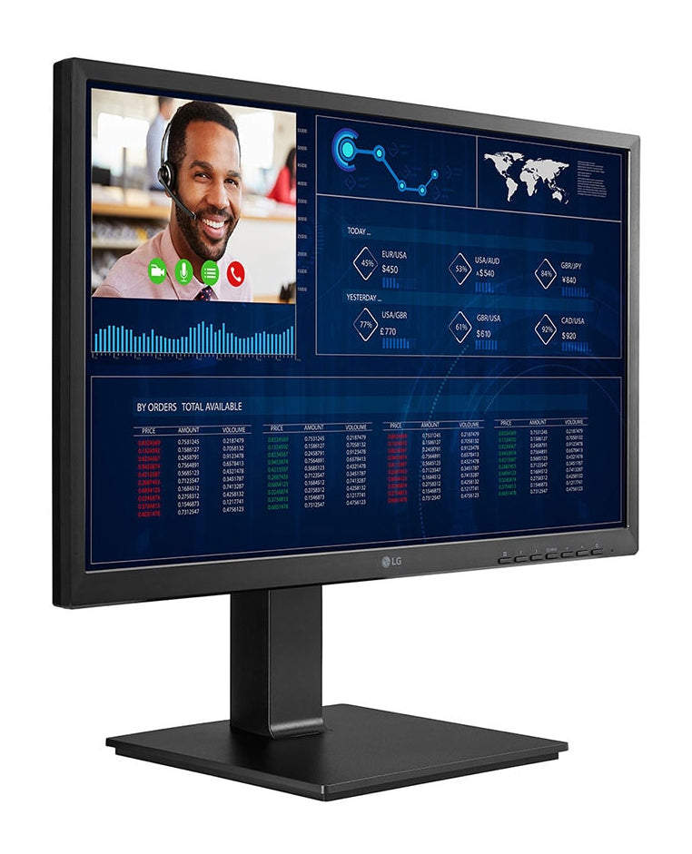 LG 24CQ651I-6P, 60,5 cm (23.8"), Full HD, Intel Pentium, 8 GB, 16 GB, IGEL OS - Nero [24CQ651I-6P.AEU]