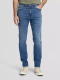 Lee Pantalone Jeans Uomo Slim MVP 112376321 Blue Print