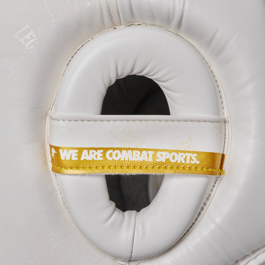 Leone Casco Boxe DNA CS444 Bianco: Protezione Anti-Shock e Stile Elegante