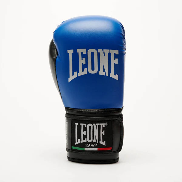 Leone Guanti Boxe Thunder GN383 Blu 10oz - Protezione Professionale Unisex