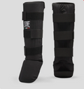 Leone Paratibia Basic PT132 Nero – Paratibia unisex, protezione allenamento, chiusura velcro regolabile