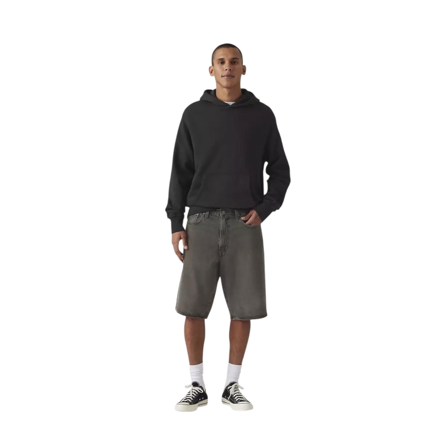 Levi's 478 Baggy Shorts 001JM0000 Overnight Bag Nero Uomo