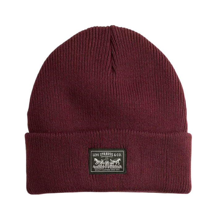 Levi's Berretto Backpatch 000J70009 Regular Bordeaux – Berretto Uomo 100% Cotone Maglia, Comfort, Stile Iconico e Recensioni Eccezionali