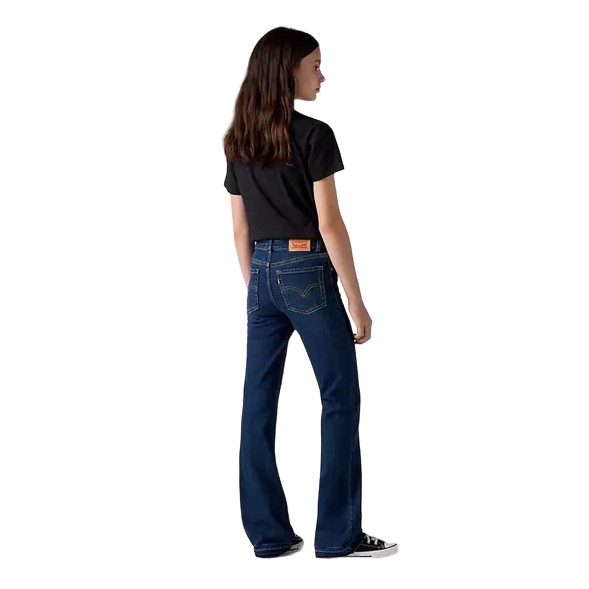 Levi's Kids pantalone jeans da ragazze 726 Flare a zampa 9EG970-D5K blu scuro