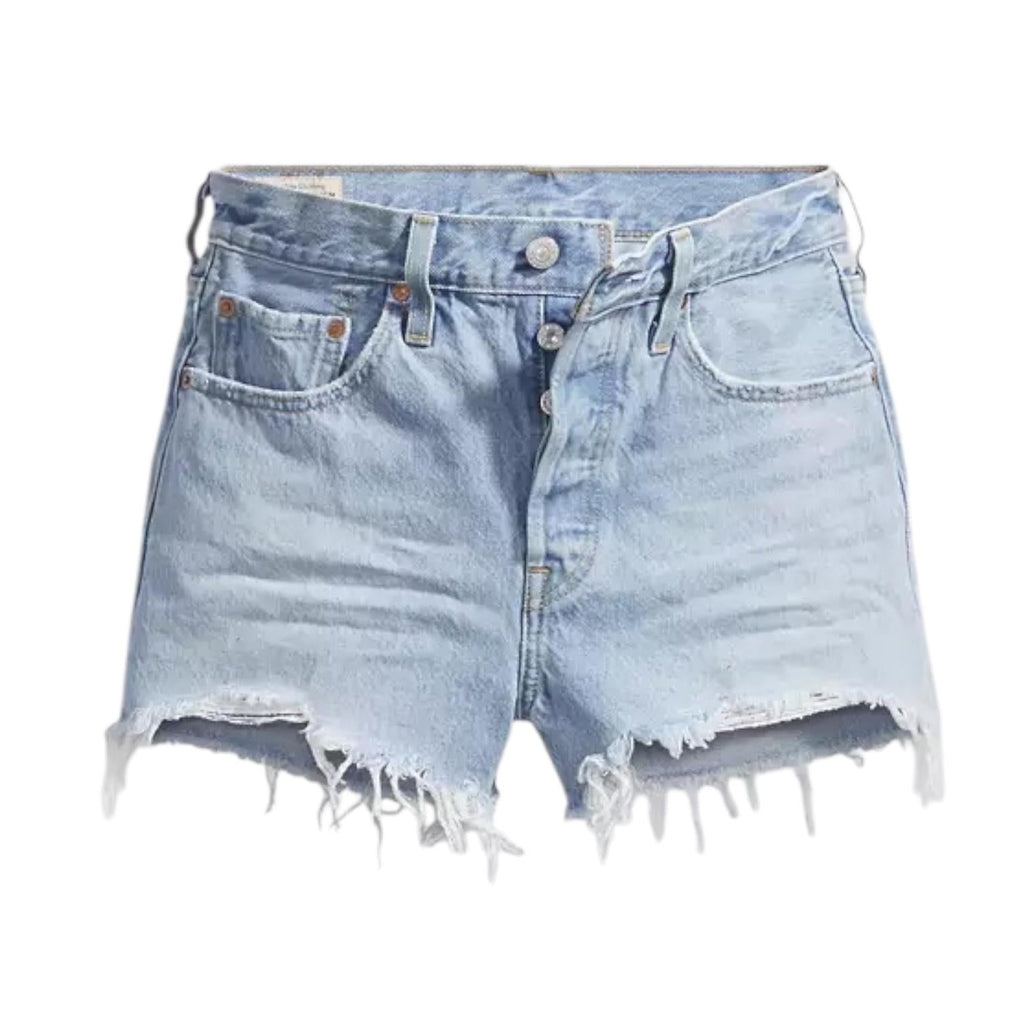 Levi's Short 501 Original High Rise 563270086 Luxor Heat Blu Donna