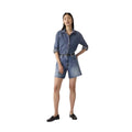 Levi's Short Oversize Vita Alta A93110005 Worn Memory Blu Donna