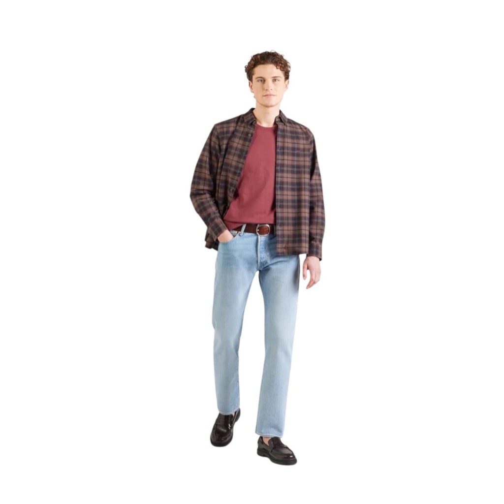Levi's T-shirt Uomo Housemark Original Little Logo 566050308 Mattone