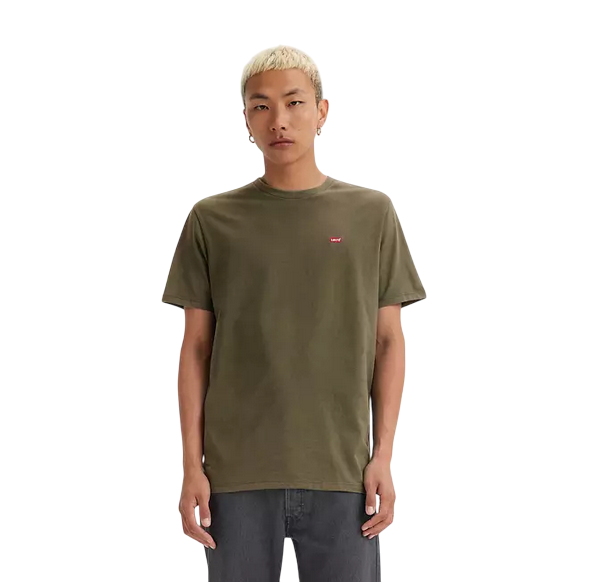 Levi's T-shirt Uomo Housemark Original Little Logo 566050021 Verde