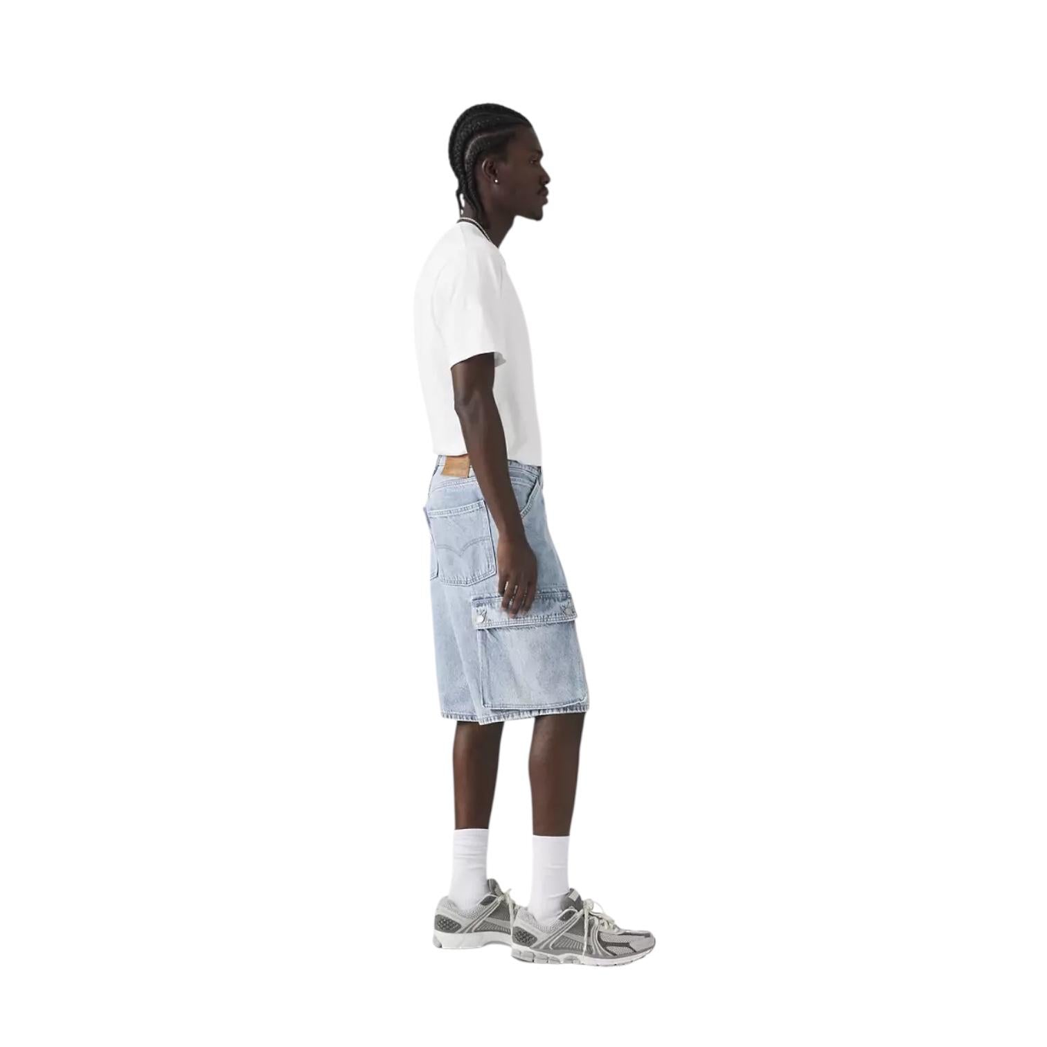Levi's Short 478 Baggy Cargo 001GU0004 My Pockets Full Blu Uomo