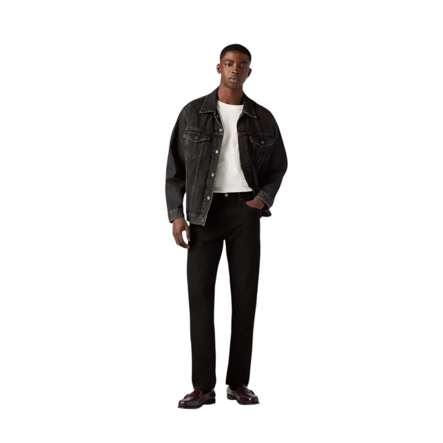 Levi's Jeans 502 Regular Taper 295070031 Nightshine Nero Uomo