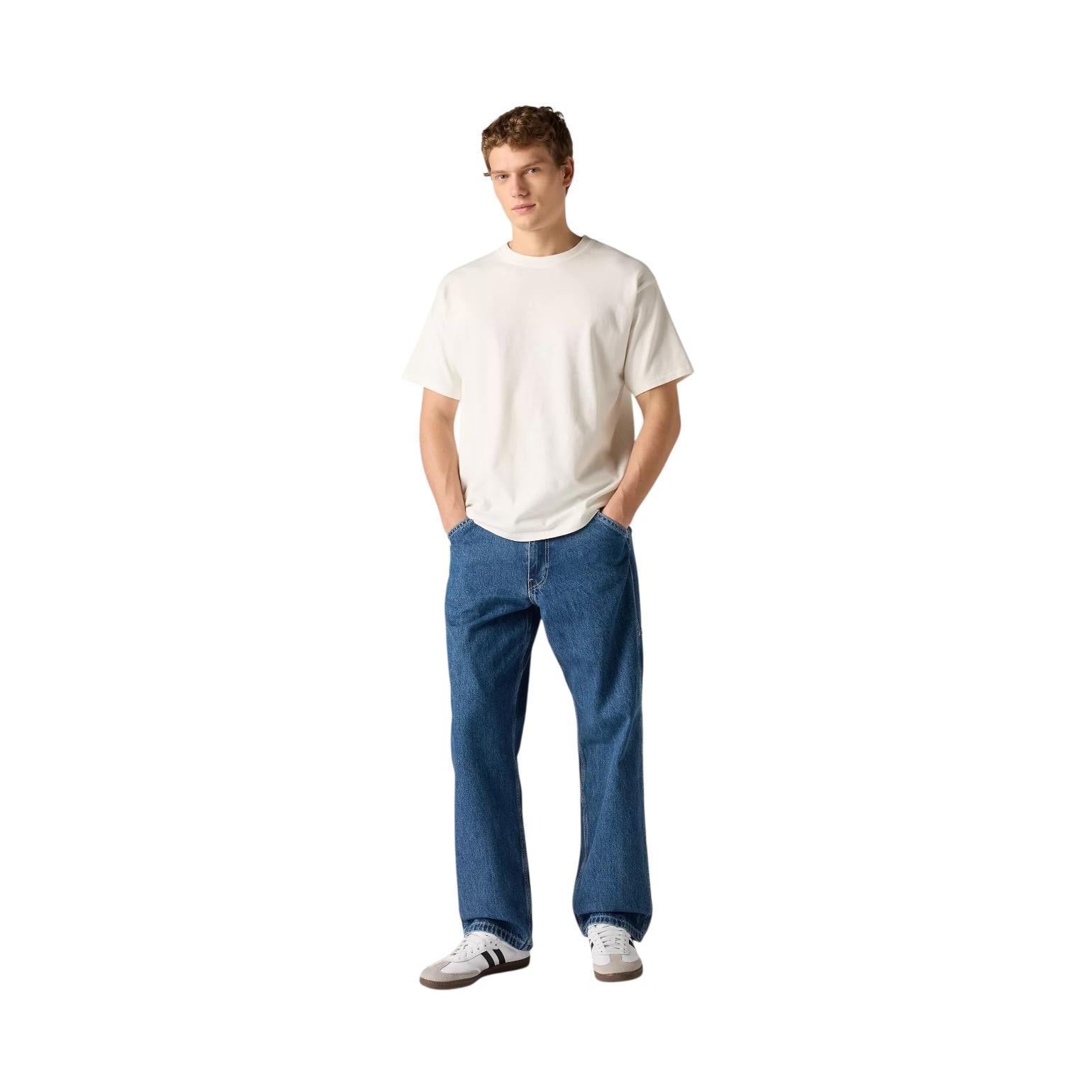 Levi's Jeans 568 Carpenter Loose Straight 558490033 Medium Indigo Blu Uomo
