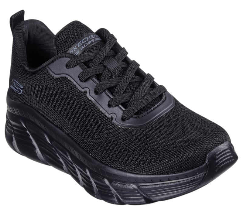Skechers BOBS Sport B Flex Hi 117385/BBK Sneakers Donna Nero