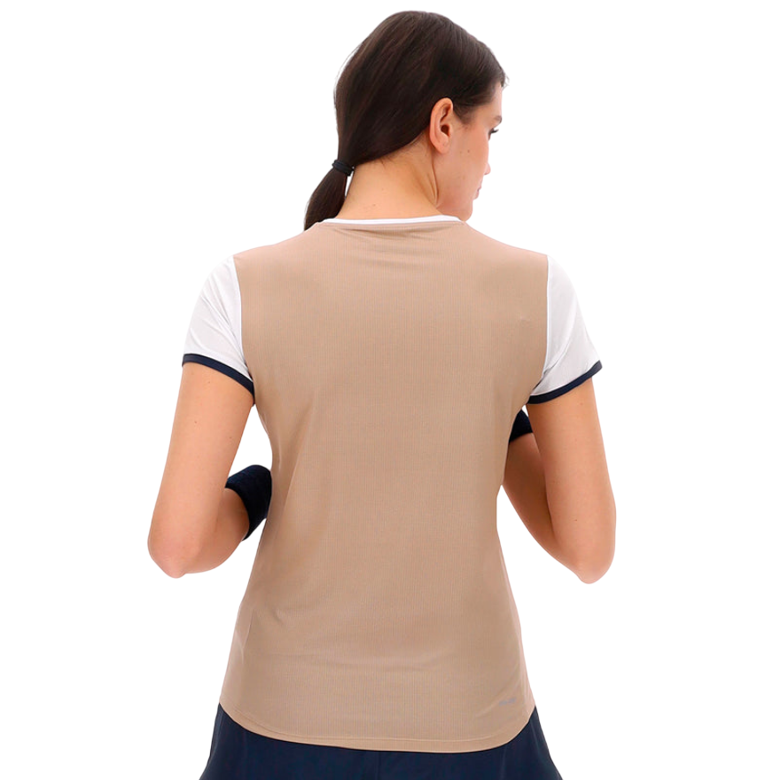 Lotto - T-shirt Tennis Donna Tech D1 Beige 222843-9SP