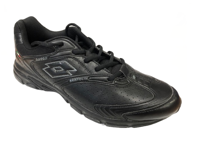 Lotto Bristol IV Lth L6688 Sneakers Running Walking Uomo Pelle Nero