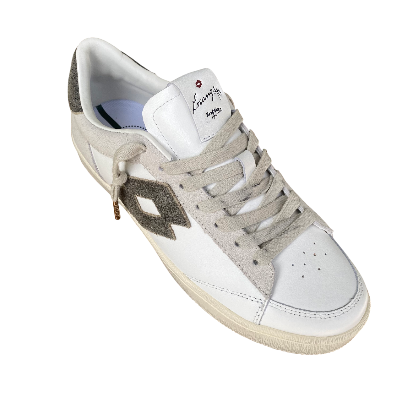 Lotto Leggenda Losanga '76 Crack 221893 1PL | Sneakers Uomo Bianco-Nero