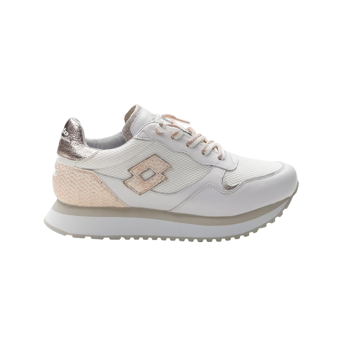 Lotto Leggenda Wedge II Fish W 219594-10V White Golden Almond Donna
