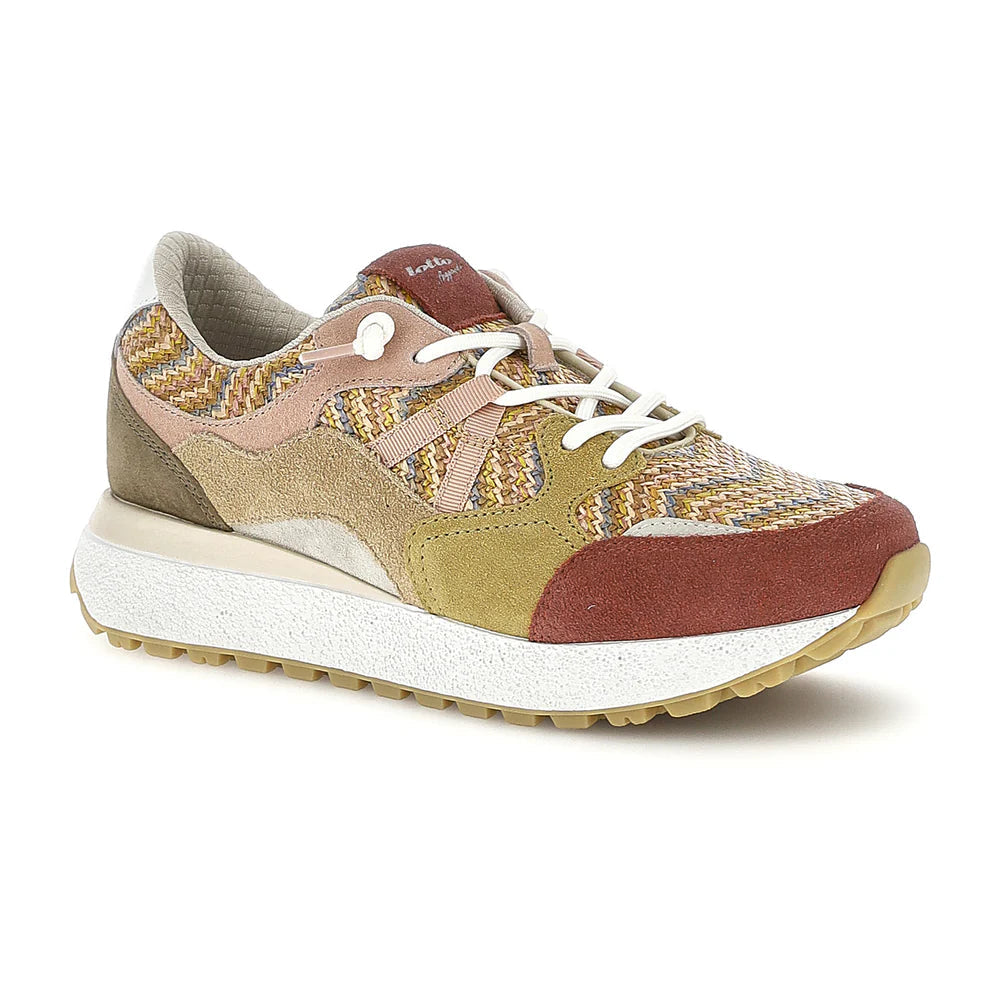Lotto Leggenda scarpa sneakers donna Tokyo Aoyama Raffia 223687 EF7 rosa antico