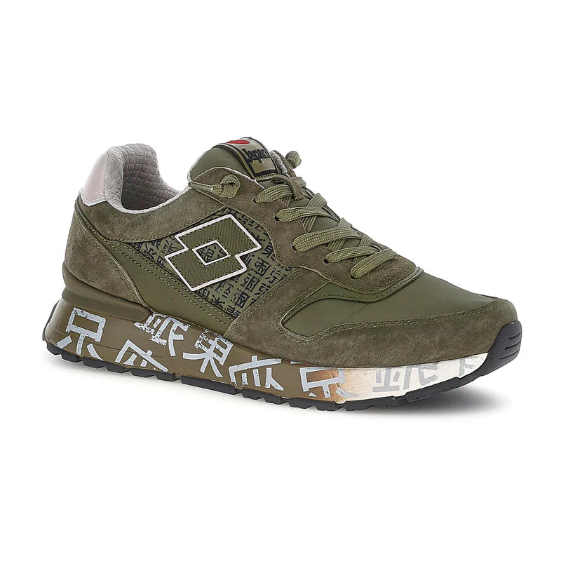 Lotto Leggenda Tokyo Ginza Shaded Lifestyle Sneakers Uomo Verde - 223627 948