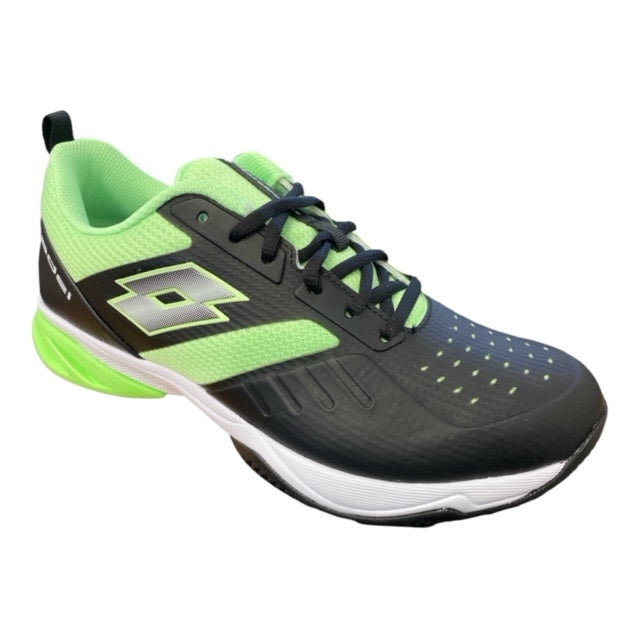 Lotto scarpa da padel da uomo Superrapida 400 IV 217300 1TA  nero-verde
