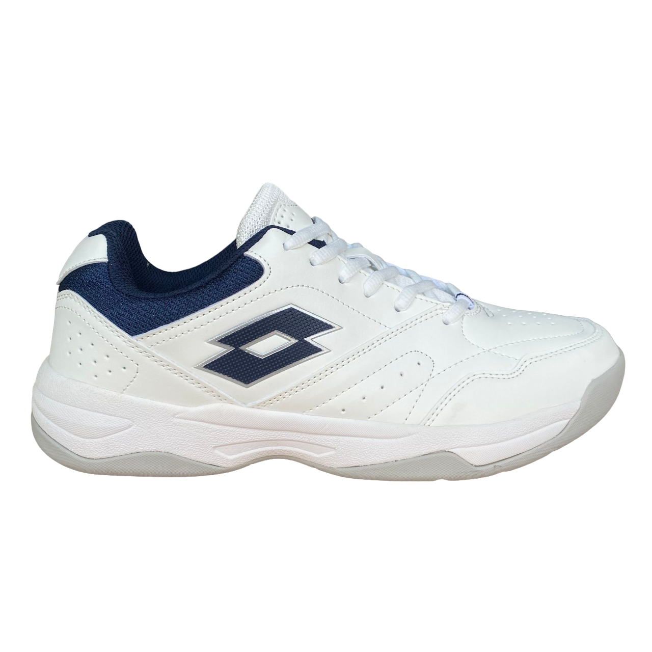 Lotto Scarpa Tennis Uomo Court Logo AMF XX Bianco Blu - 220635 10U