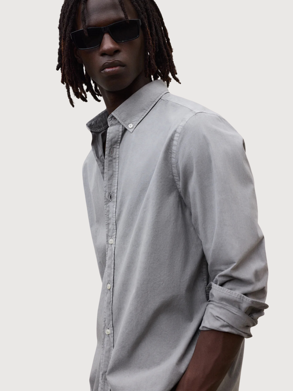 ANTEJO POPELIN SHIRT MAN Charcoal | ECOALF
