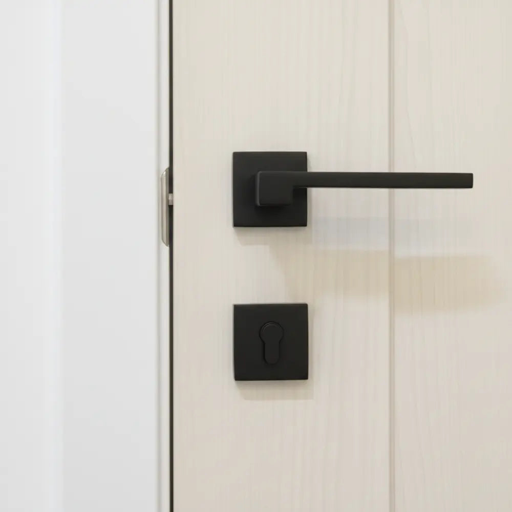 MANIGLIA PER PORTA VEGA NERO OPACO