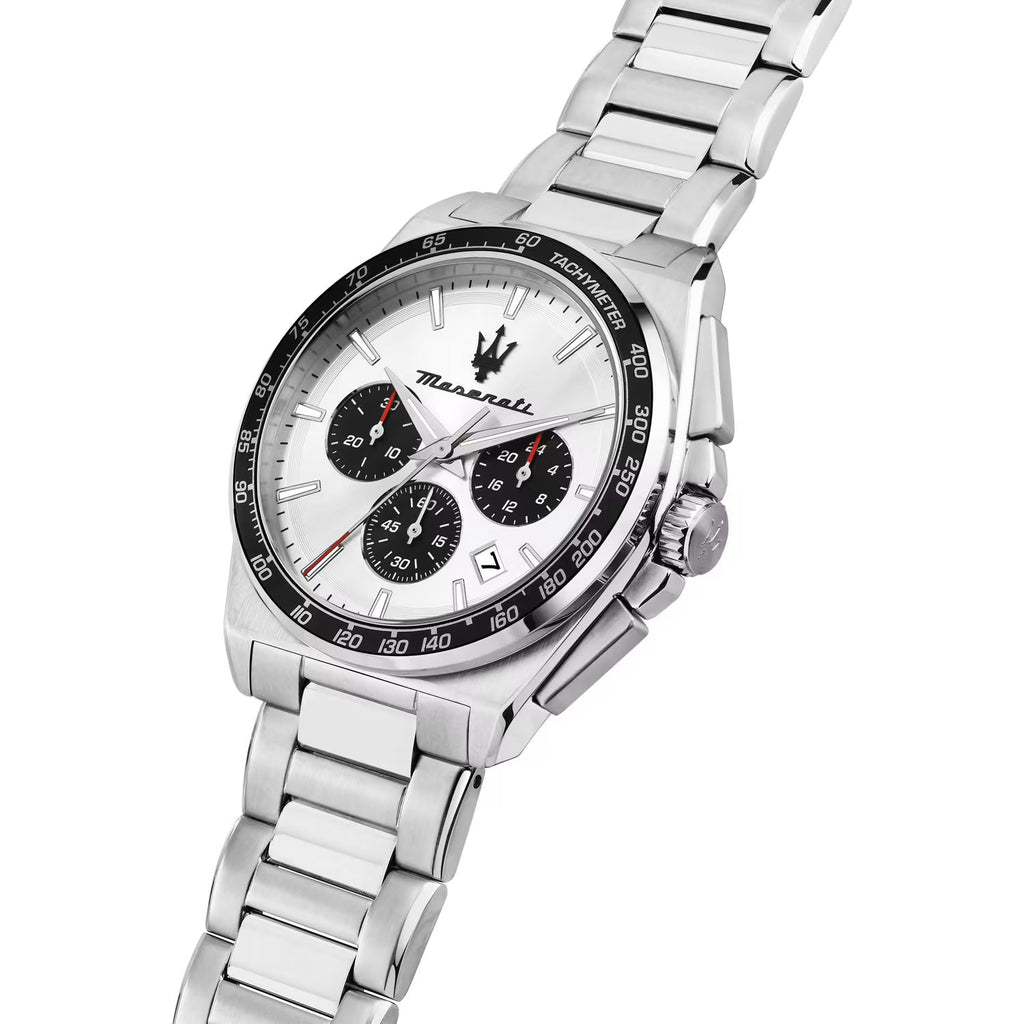 Maserati Velocità Chronograph Quarzo – Quadrante Silver argento Ø 43mm – R8873652006