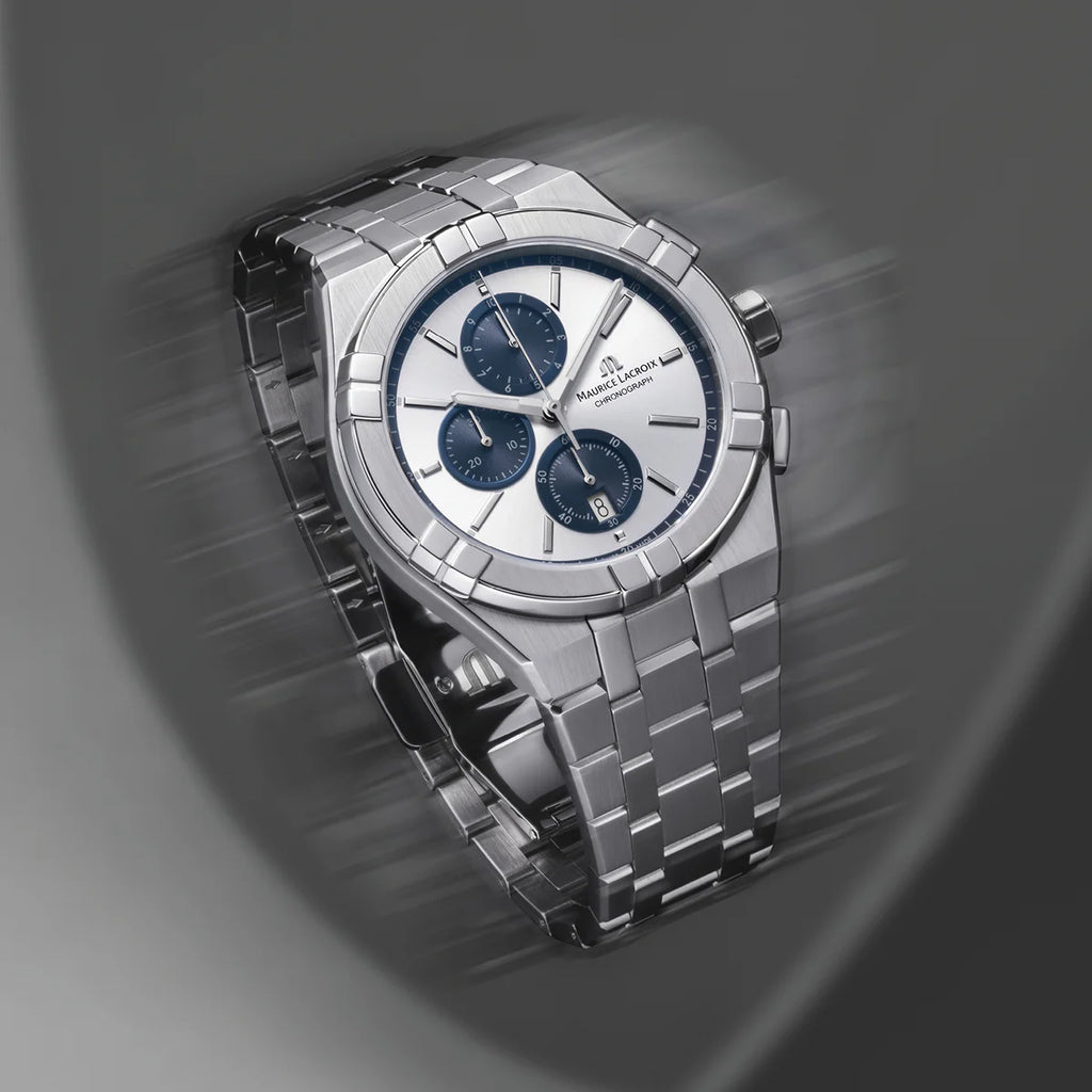 Maurice Lacroix Aikon Quartz Chronograph – Quarzo Swiss Made Grigio 42mm – AI1118-SS002-230-1