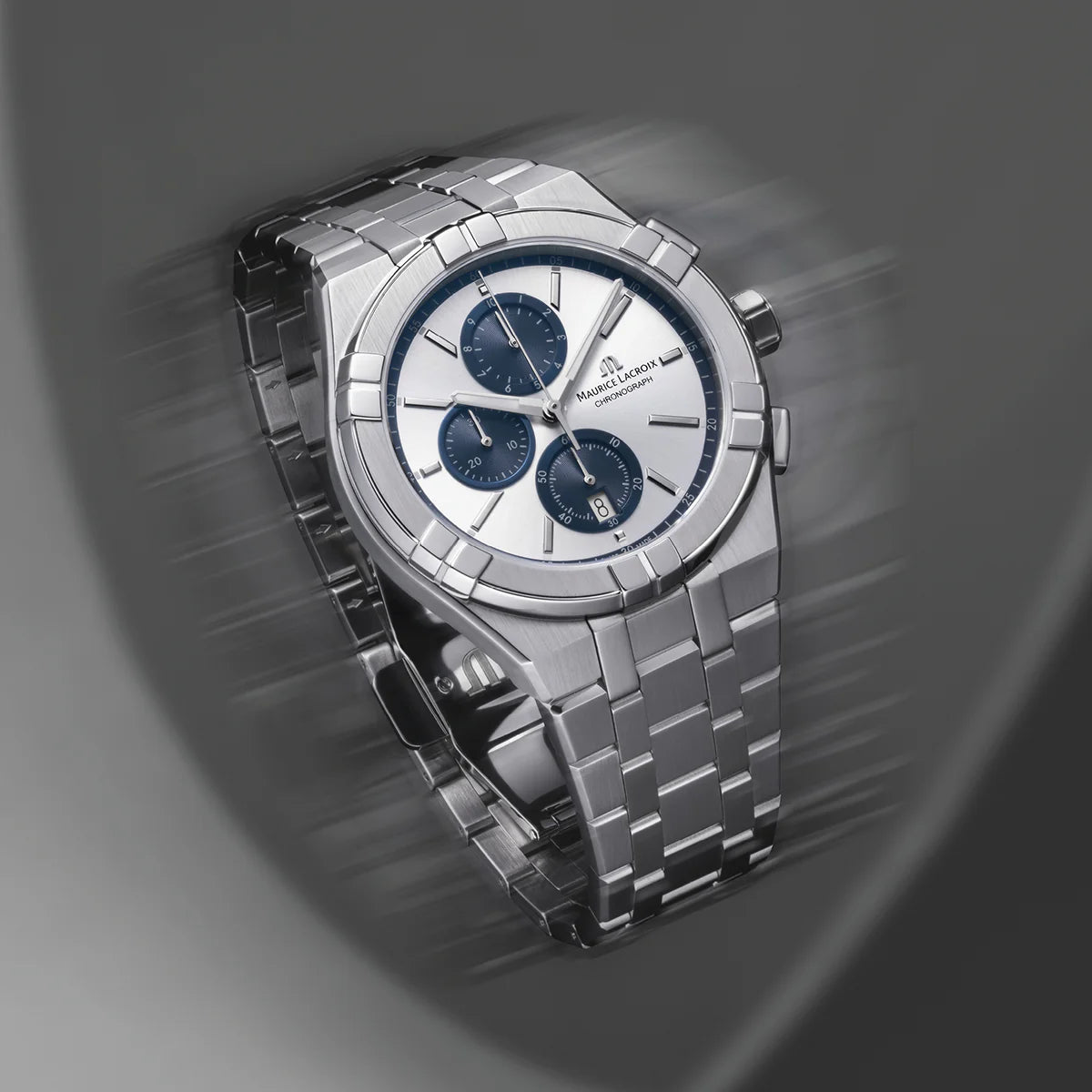 Maurice Lacroix Aikon Quartz Chronograph – Quarzo Swiss Made Grigio 42mm – AI1118-SS002-230-1
