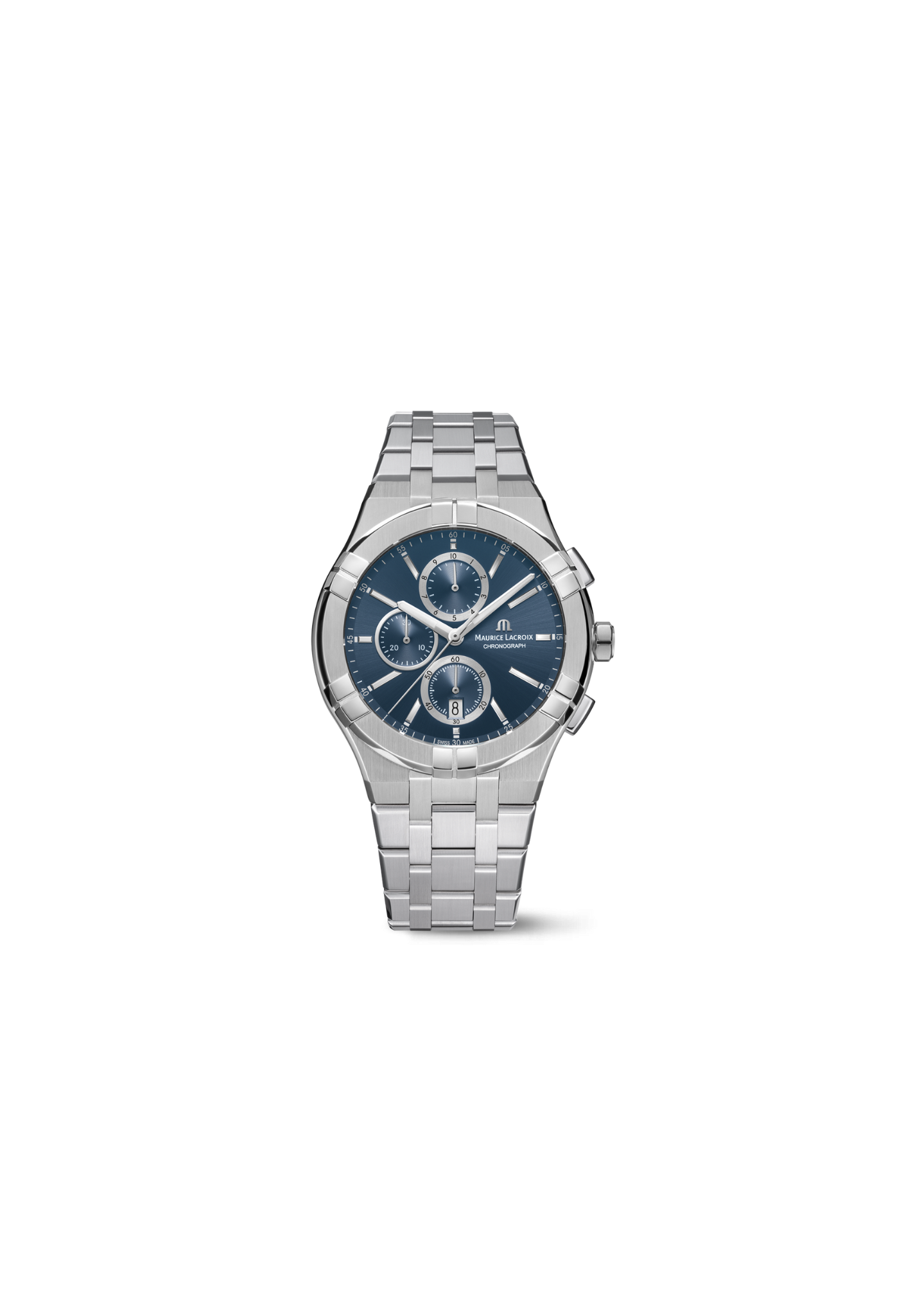 Maurice Lacroix Aikon Quartz Chronograph – Quarzo Swiss Made Blu 42mm – AI1118-SS002-430-1