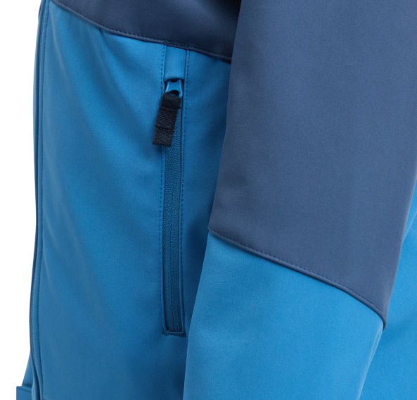 McKinley Giubbotto Abe 432866-555 Blu – Giubbotto junior outdoor, cappuccio, idrorepellente, pile.