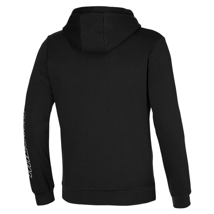 Mizuno Felpa Uomo Cappuccio Cerniera Nera - K2GC250109 Swat Jacket