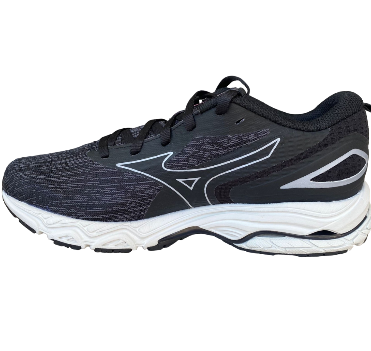 Mizuno Wave Prodigy 5 J1GD231022 Nero-Blu Perla – Scarpa Running Donna Ammortizzazione Medio-Morbida