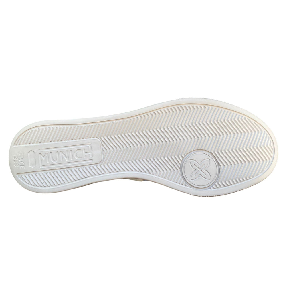 Munich Rete 111 8080111 - Sneakers Uomo Retrò Tennis Bianco Blu