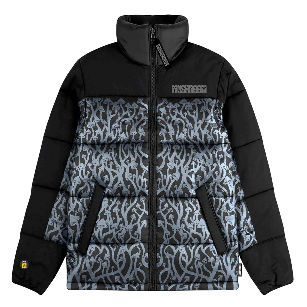 Mushroom Piumino da adulto 23FWMU43003 nero-grigio
