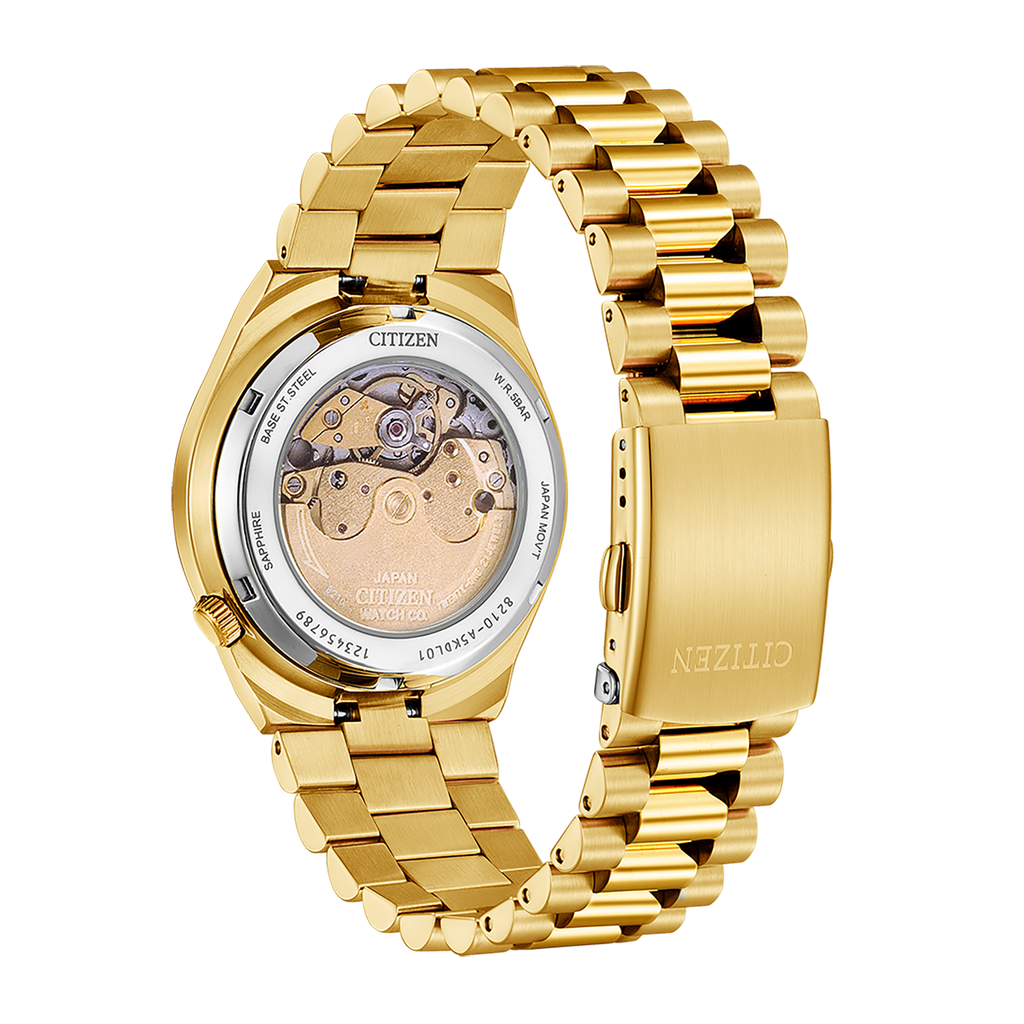 Citizen TSUYOSA Automatic 8210 Red Dial – Orologio Meccanico Uomo Gold – Cod. NJ0154-80X