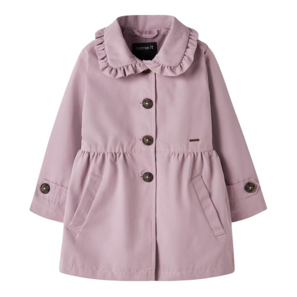 Name It Trench Bambina 13237544 Lilla