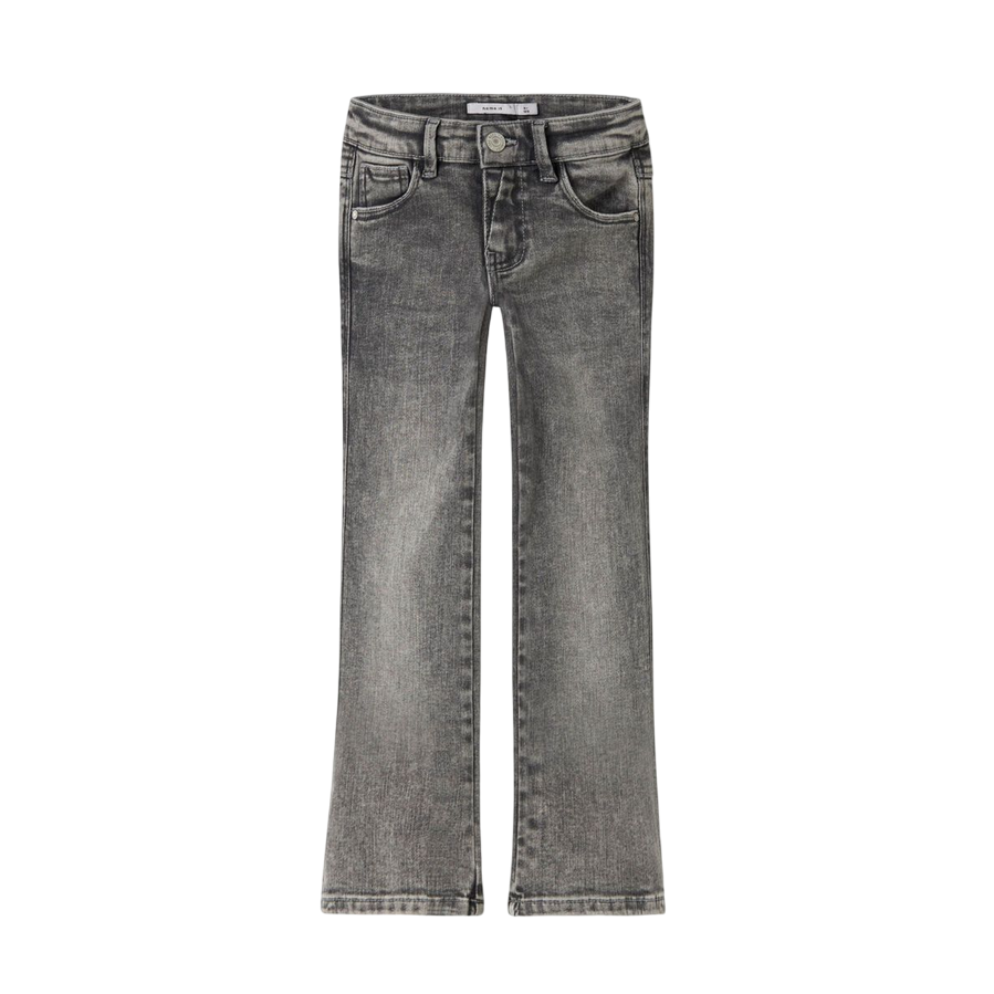 Name it Jeans Bootcut Bambina Nero 13208876 - Pantaloni Junior