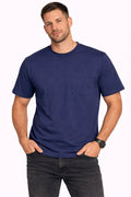 Blauer T-shirt Uomo Cotone Taschino 26SBLUH02305 007457 888 Blu