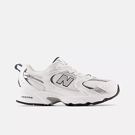 New Balance Lifestyle Sneakers Junior 530 BUNGEE LACE Bianco Argento - PZ530SB1