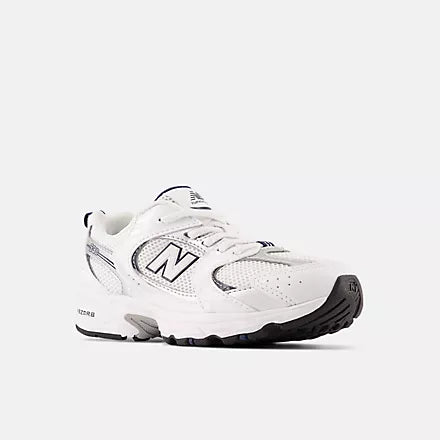 New Balance Lifestyle Sneakers Junior 530 BUNGEE LACE Bianco Argento - PZ530SB1